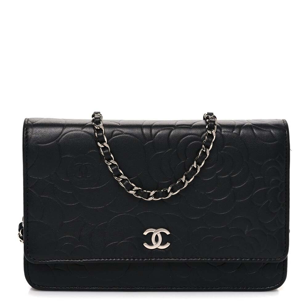 Chanel Lambskin Camellia Embossed #267063C17B